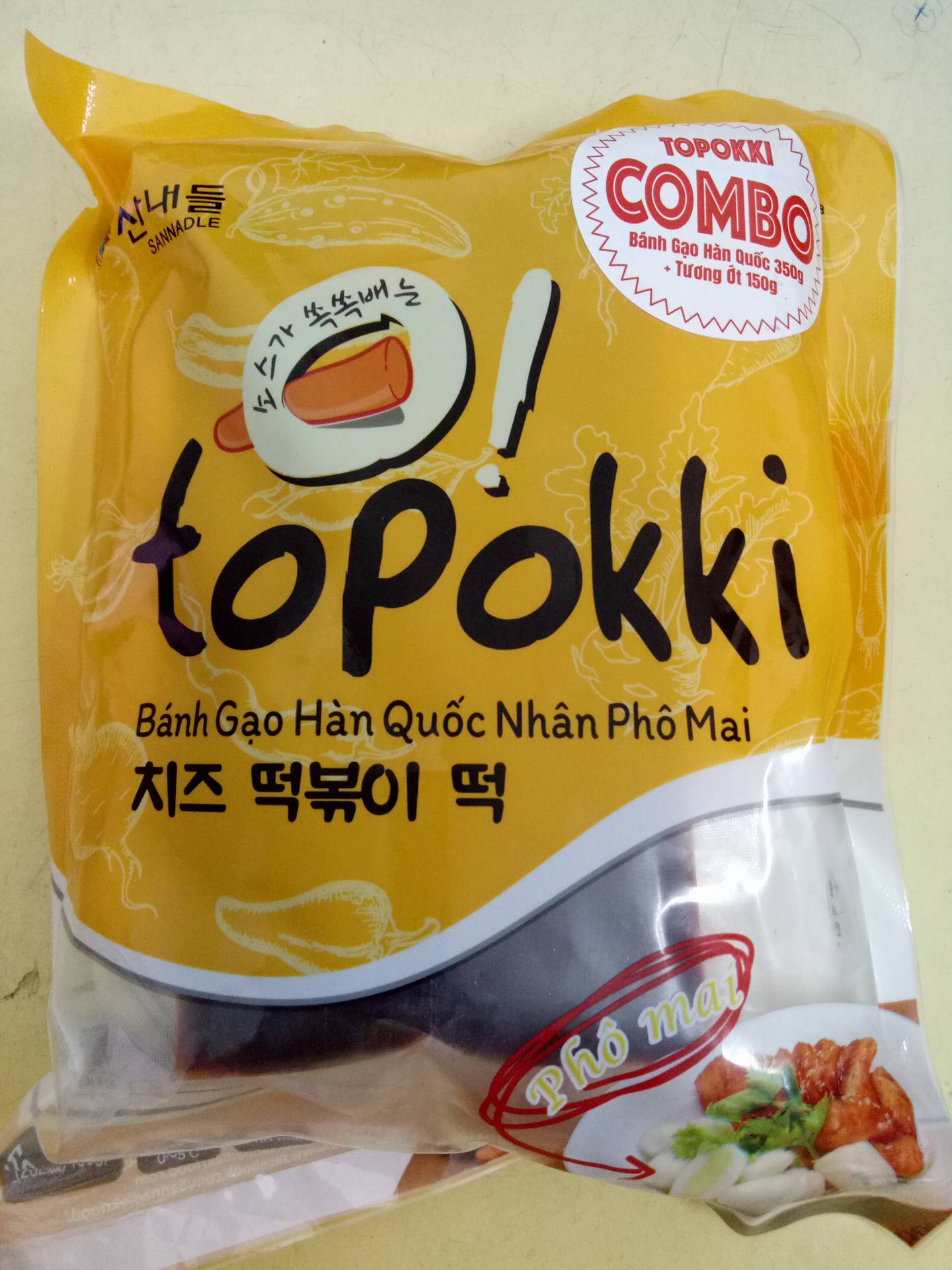 [HCM]combo bánh gạo phô mai 500g