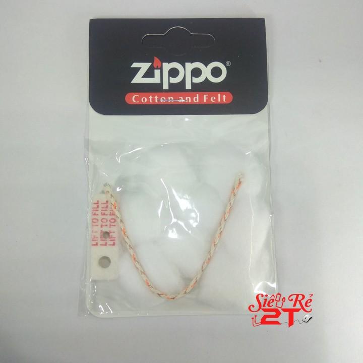 Bộ phụ kiện zippo 3 món - bông zippo - chặn xăng zippo - bấc zippo