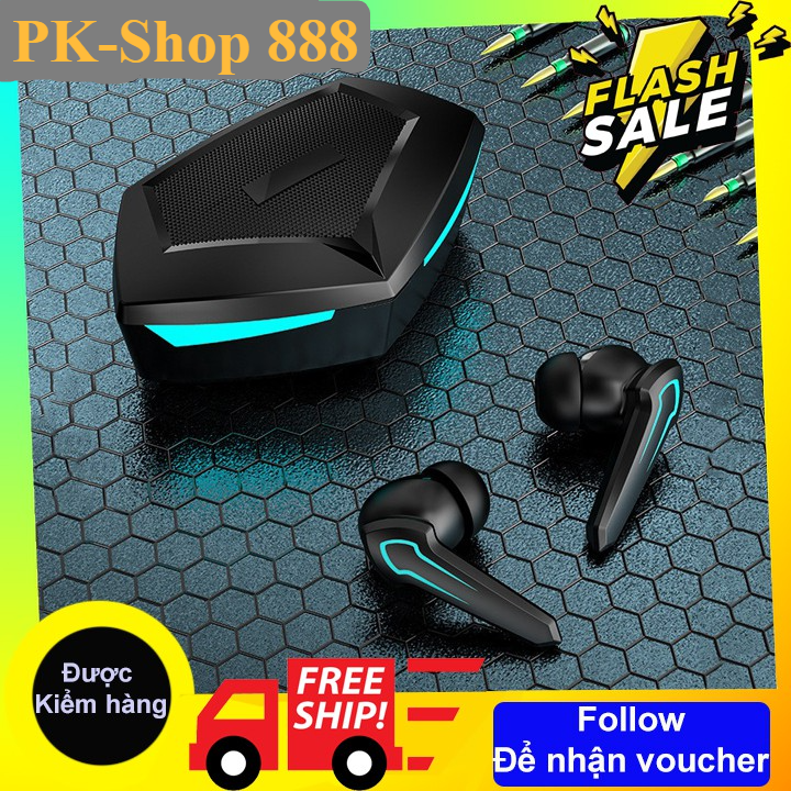 Tai nghe Chơi Game bluetooth 5.2 Gaming P30 dùng cho game thủ chơi game mobile,pc ,laptop âm thanh HIFI Tặng Kèm 1 Bộ Gang Tay chơi Game
