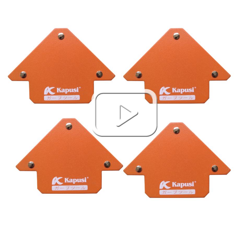 Bộ 4 nam châm ke góc vuông 12kg Kapusi vĩnh cửu cho thợ hàn