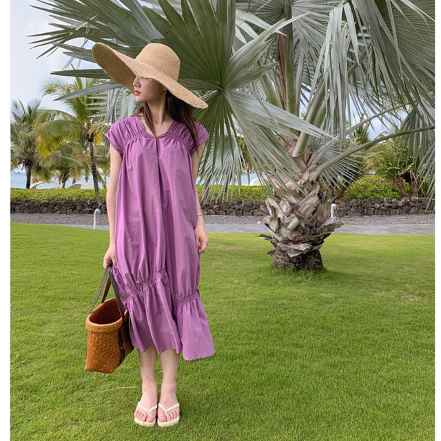 Váy đôi cho mẹ và bé đi biển b-a-m store