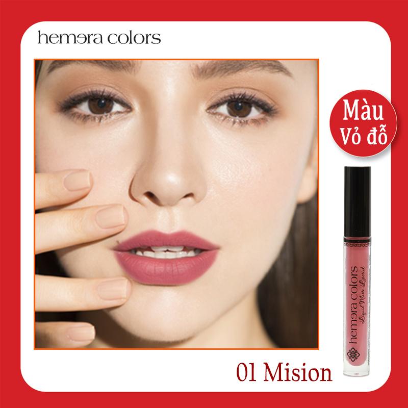 Son siêu lì Hemera Colors Liquid Matte Lipstick HLML