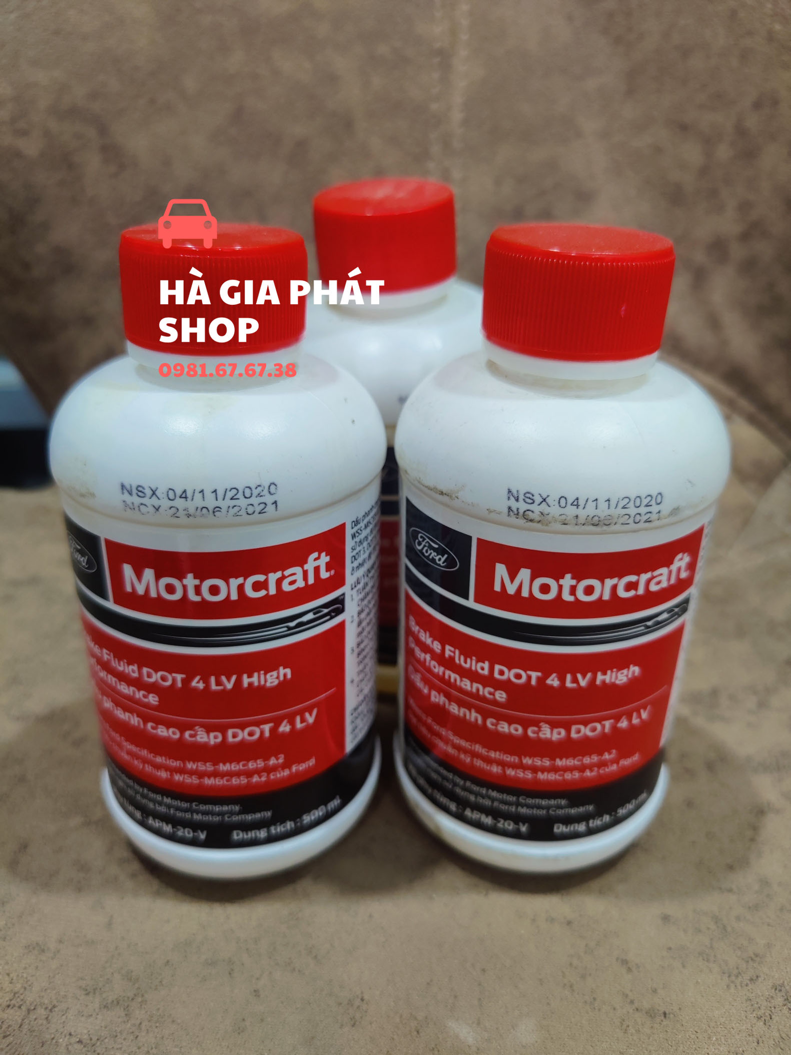 Dầu thắng dot 4 ford - brake fluid dot 4 high performance