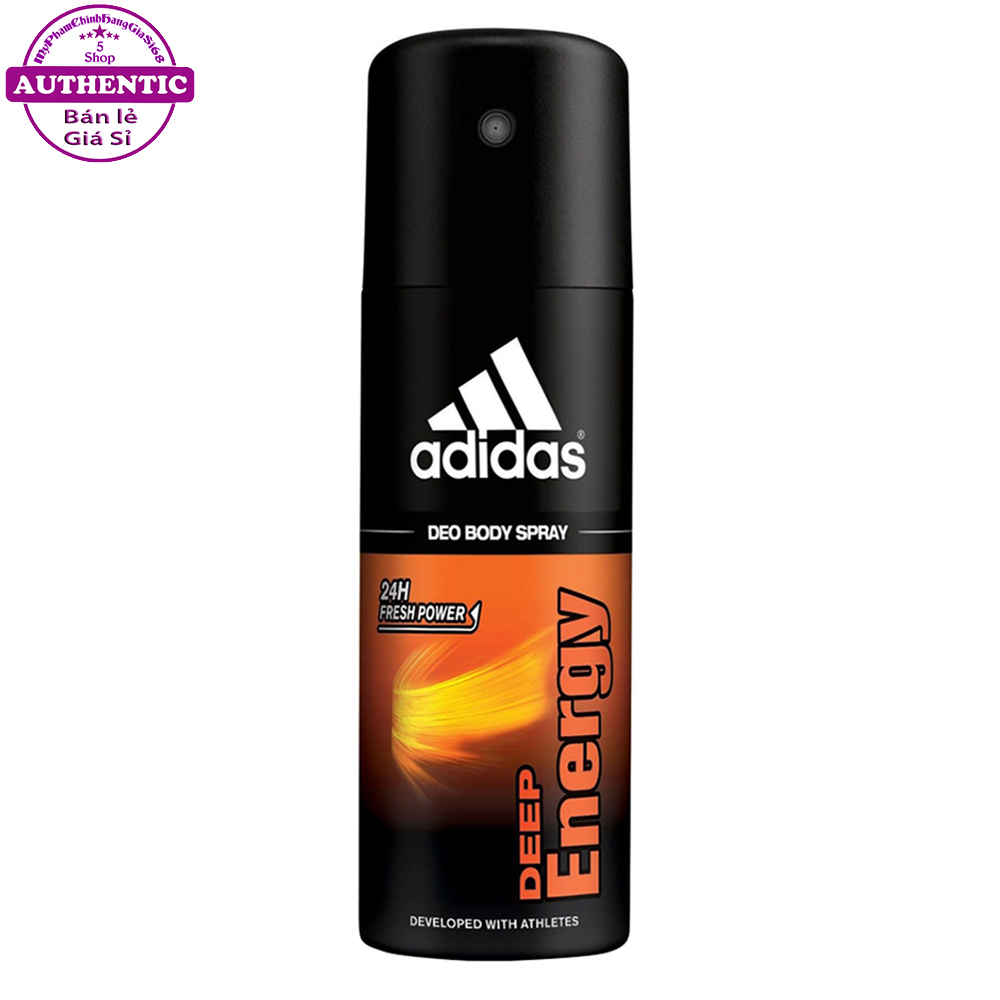 Xịt khử mùi nam adidas - deep energy deo body spray 24h 150ml