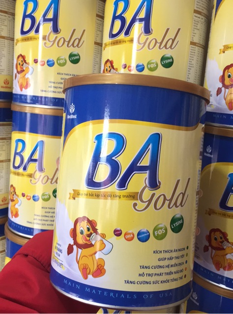 BA GOLD Sữa Viện dinh dưỡng dành cho bé tăng cân và phát triển toàn diện