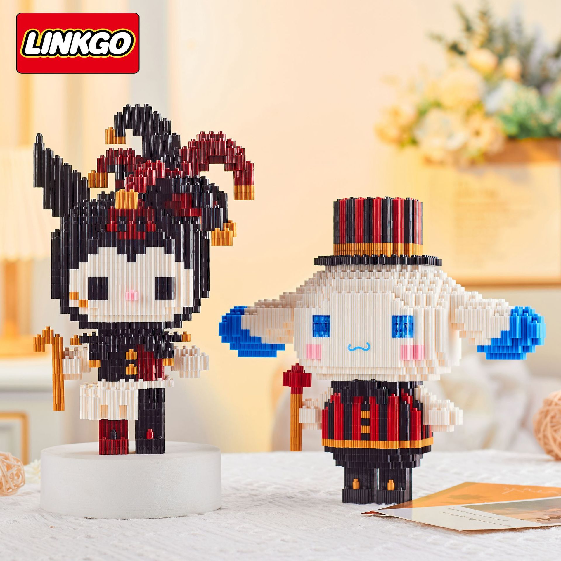 Bộ đồ chơi lắp ráp onegai my melody - mô hình 3d linkgo nanoblock
