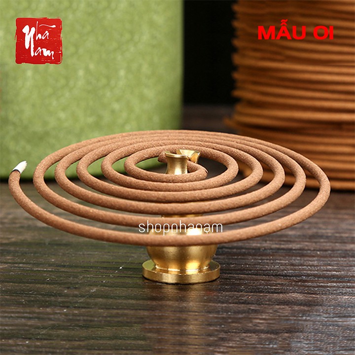 Đế trụ cắm nhang vòng và nhang cây thắp hương để lư trầm phụ kiện thác khói Nhã Nam