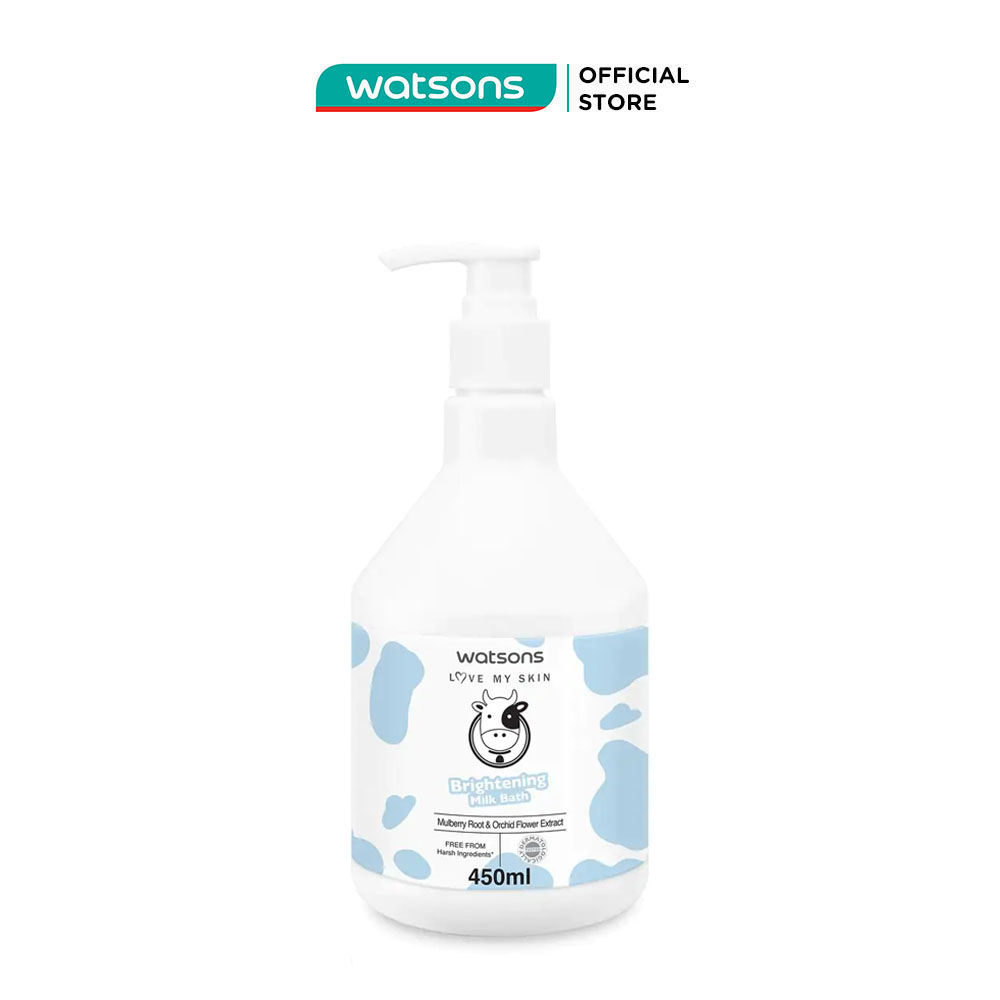 Sữa Tắm Watsons Love My Skin Sáng Da Brightening Milk Bath 450ml
