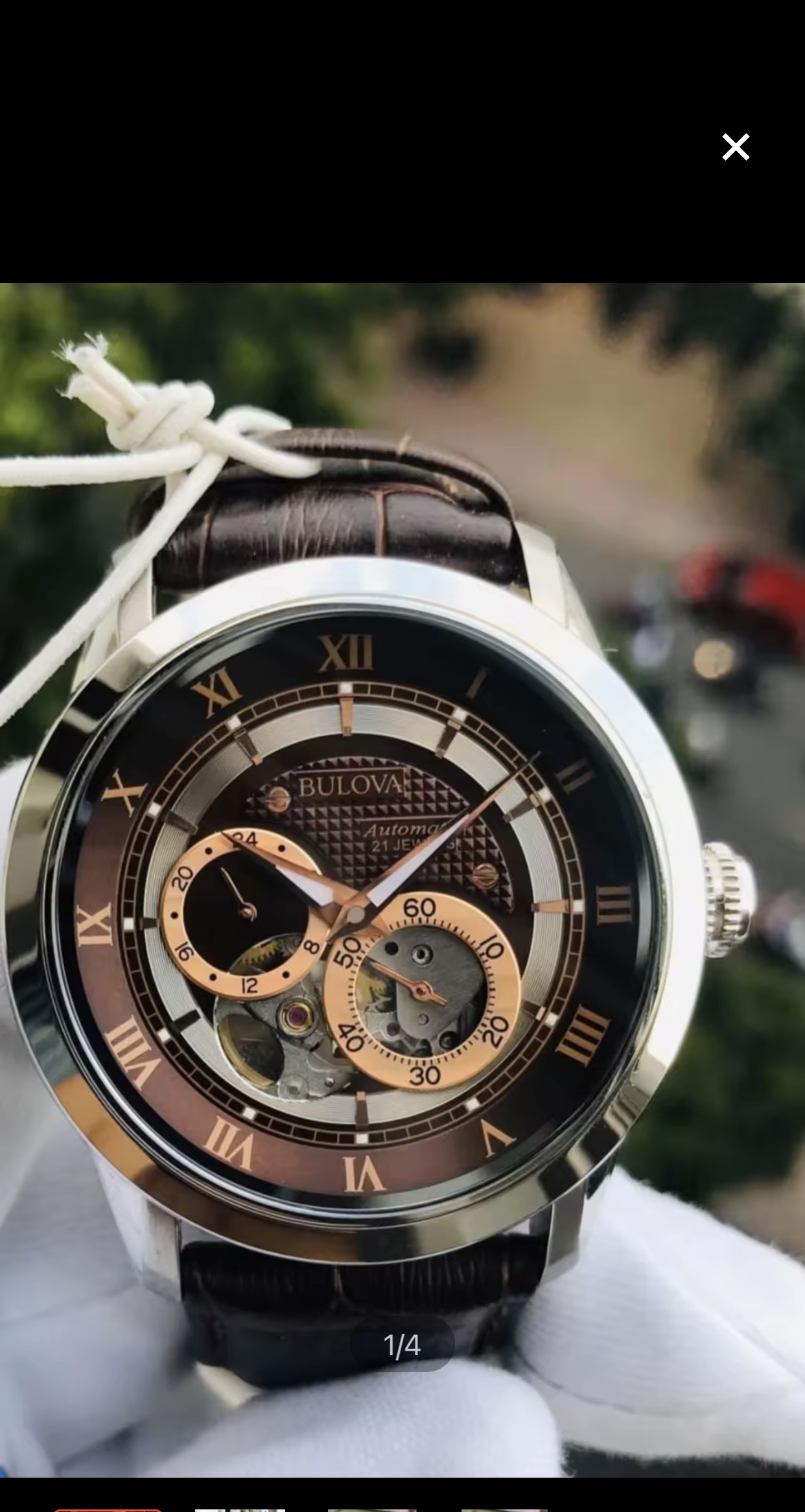 Đồng Hồ da Nam cơ Automatic size 41mm đem lại sự thanh lịch cho phái