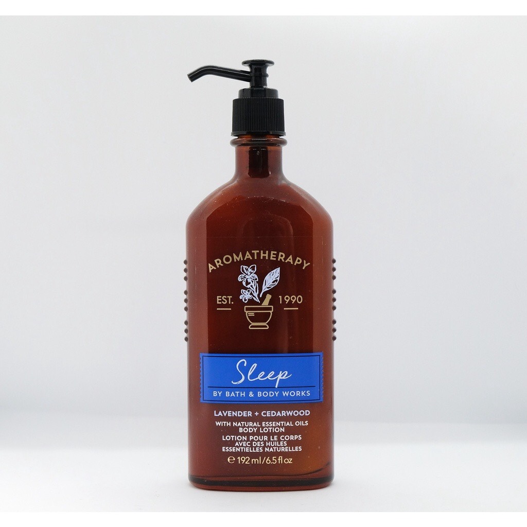 Sữa dưỡng thể thư giãn Sleep Lavender + Cedarwood - Bath & Body Works Aromatherapy