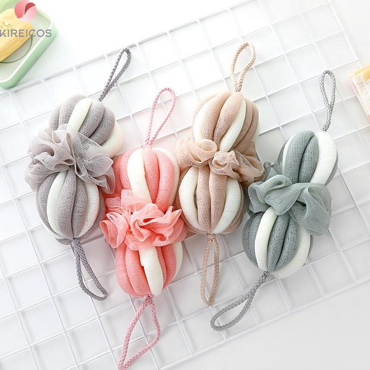 Bông Tắm Chà Lưng Cuộn Cao Cấp Nhiều Màu - Giao Màu Ngẫu Nhiên - kireicos