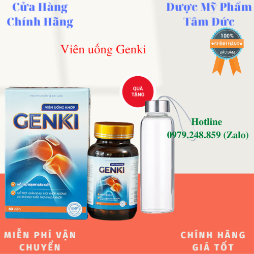 Viên uống khớp Genki, hỗ trợ mạnh gân cốt, hỗ trợ giảm đau mỏi khớp