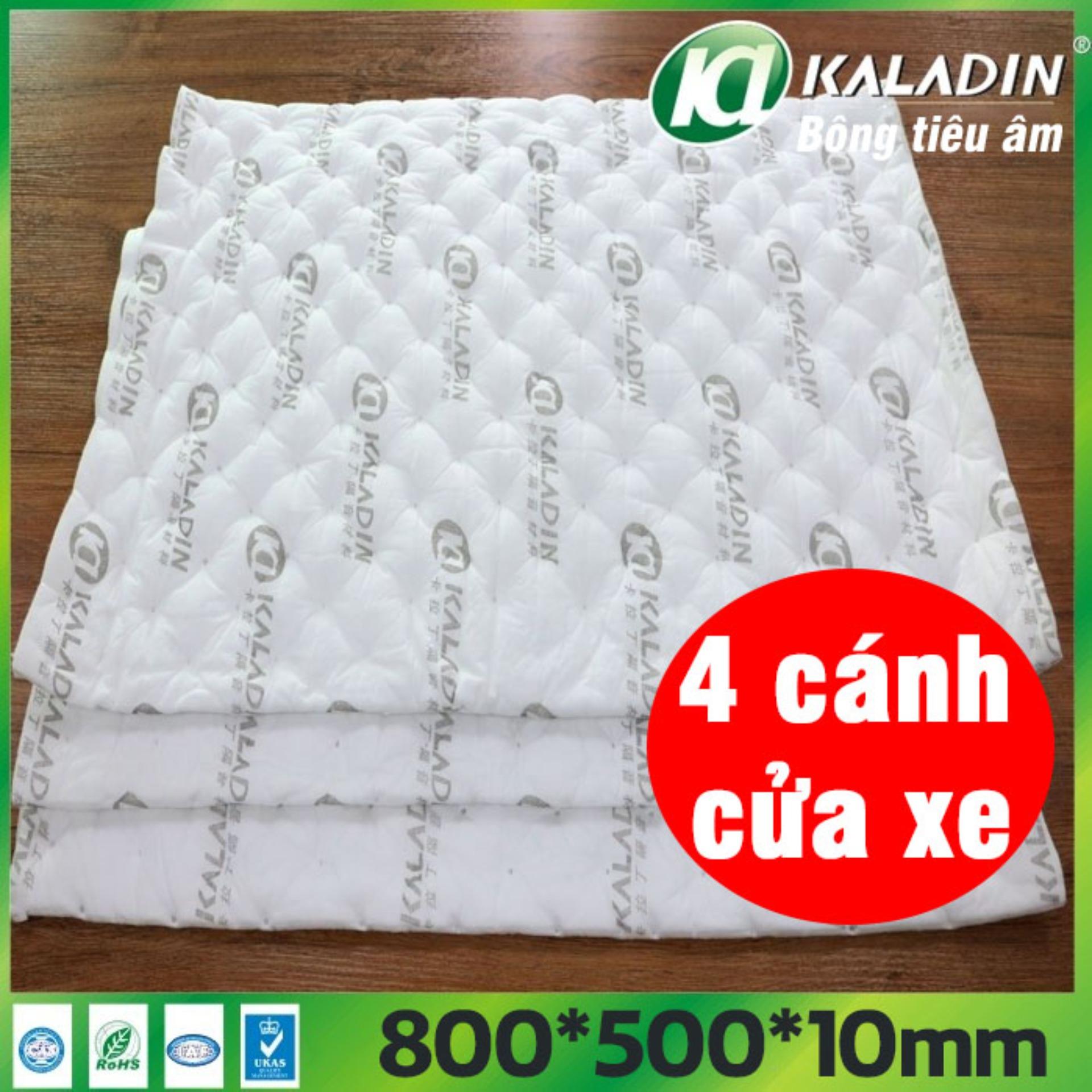 [Hỗ trợ lắp đặt tại Hà Nội] 5 tấm bông cách âm, tiêu âm Kaladin cao cấp cho xe hơi