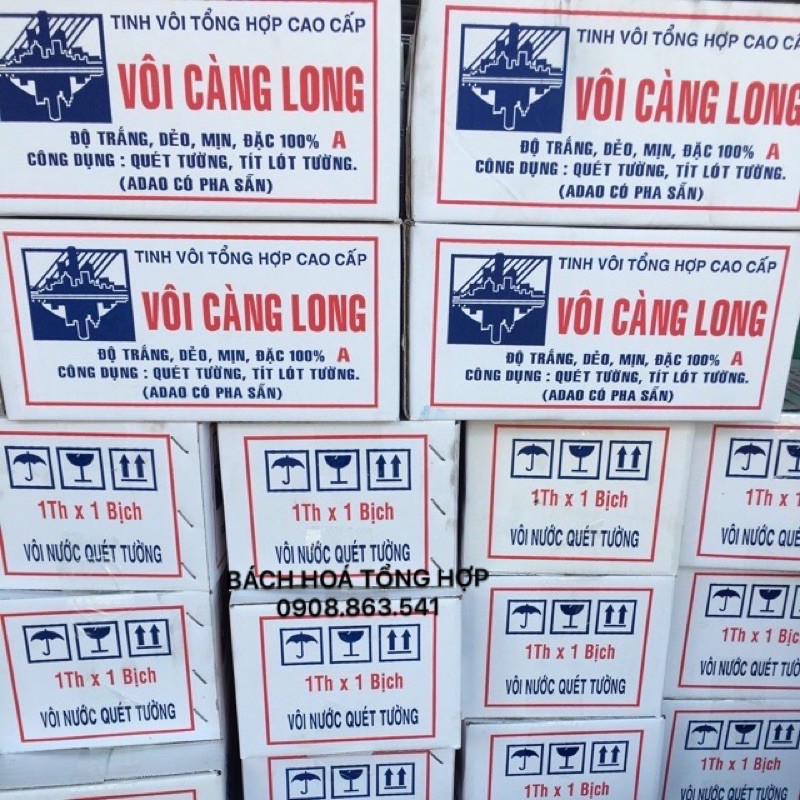 Vôi quét tường 1 hộp 2kg đã pha sẵn