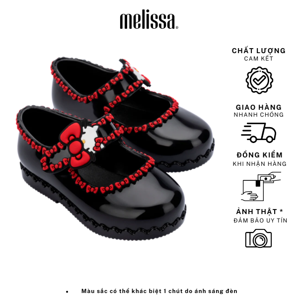 Giày búp bê trẻ em MINI MELISSA HIP BALLERINA + HELLO KITTY AND FRIENDS BB