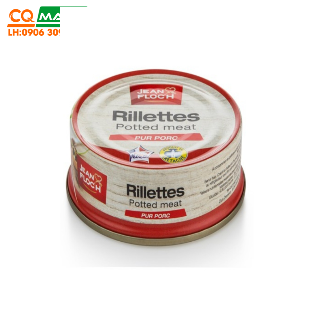 Pate thịt heo Rillettes hiệu Jean Floch 125g