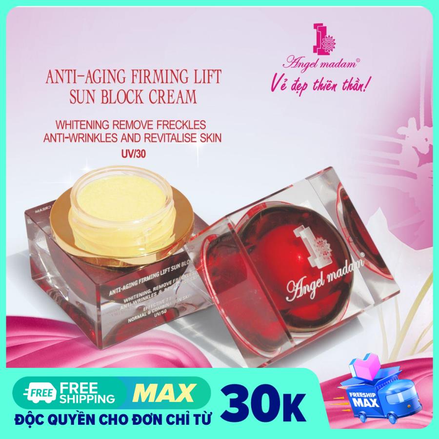 Kem hồng sâm sữa ong chúa chống lão hóa da, săn chắc da, xóa nếp nhăn angel madam