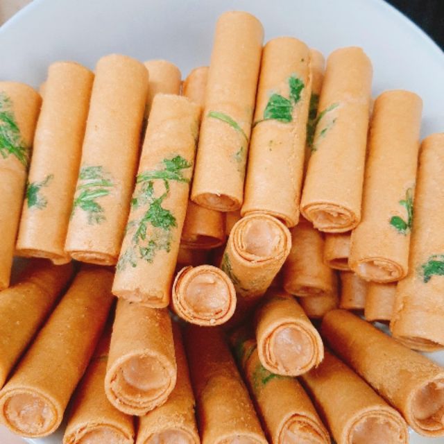 ????bánh ống ngò nhân bơ đậu phộng500gr