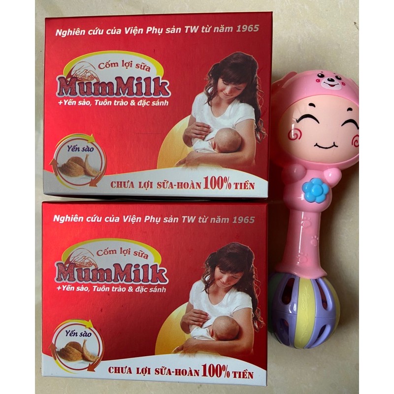 2 hộp Cốm mummilk Yến sàosữa đặc mátchính hãng-phụ sản tw nghiên cứu
