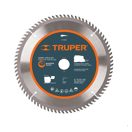 Lưỡi cắt gỗ 180 mm x 24r truper 18300