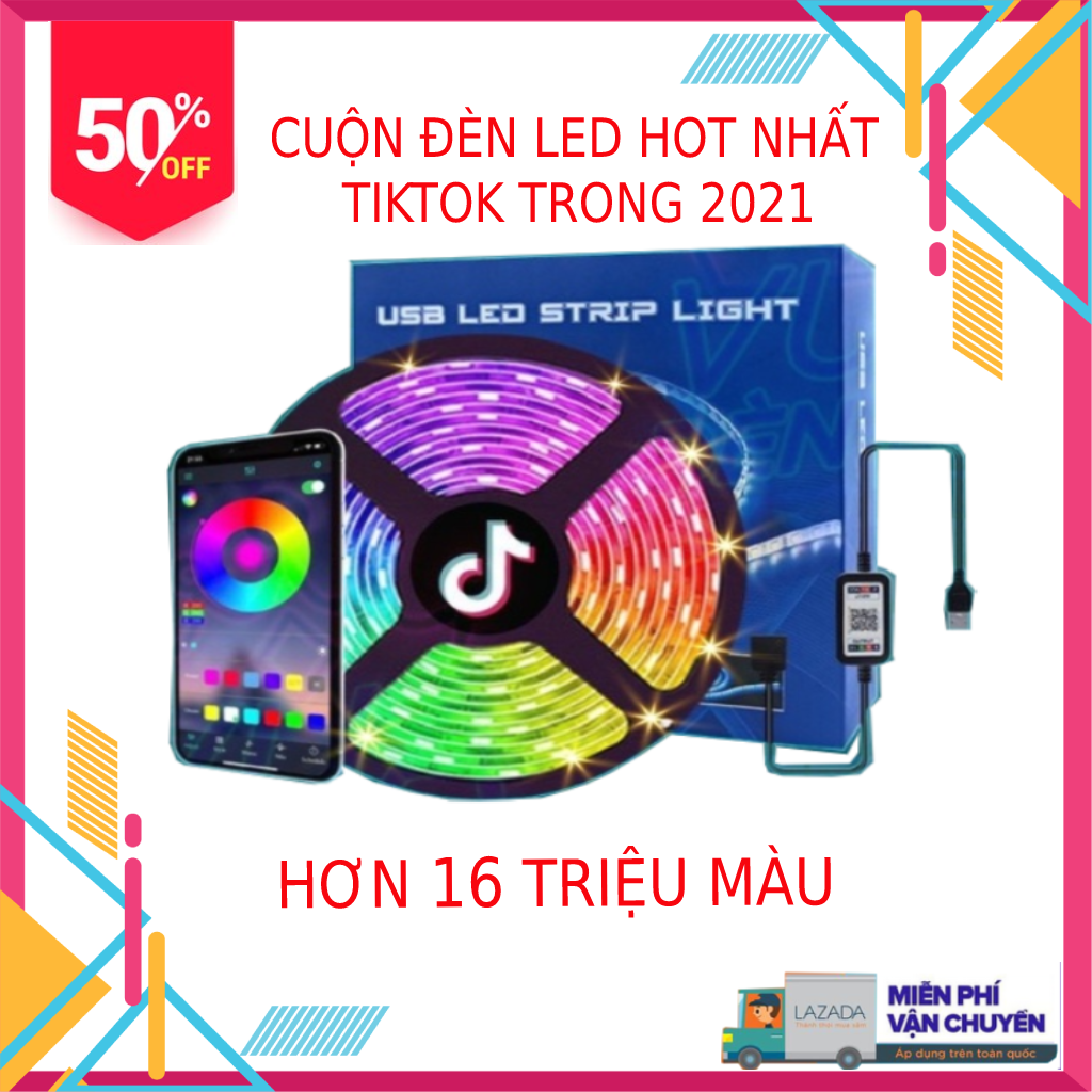 Bộ đèn Led dây dán 12V 5m chống thấm nước đổi nhiều màu (RGB) + Nguồn 5A + Remote 44 phím cảm biến âm thanh Đèn led trang trí SMD5050 dải led nhiều màu siêu sáng led RGB đổi màu led dán cảm biến âm thanh, Dải led 7 màu nháy theo nhạc.