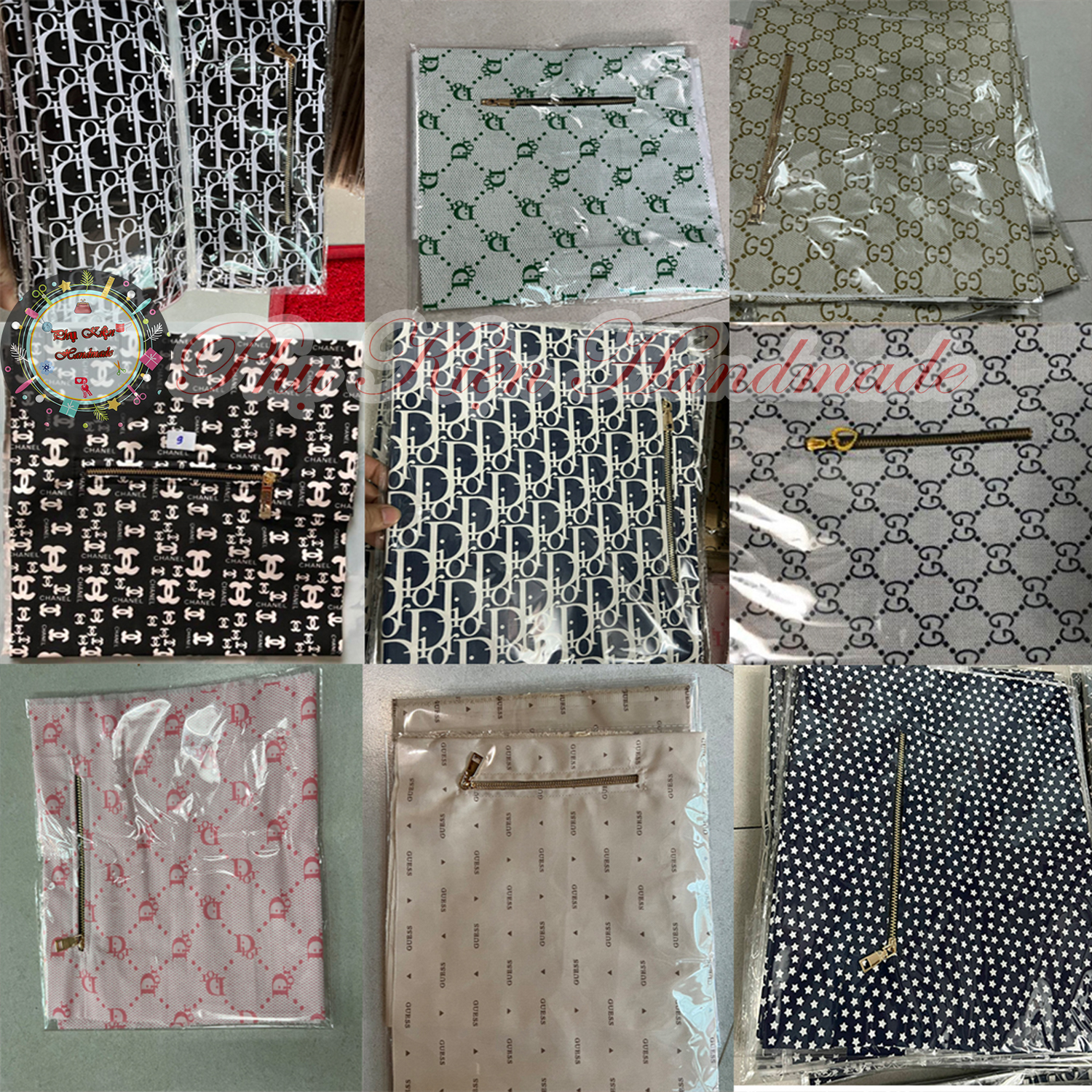 Lót túi may sẵn ngăn phụ size lớn