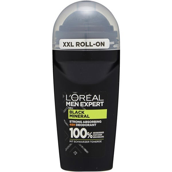 Lăn khử mùi nam Loreal Men Expert Black Mineral 48h 150ml
