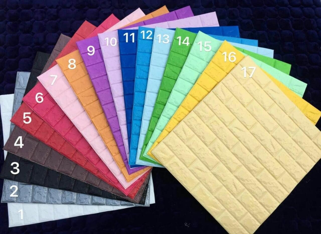 Combo 10 tấm Xốp dán tường giả gạch 3D giá rẻ loại 1 dày 5mm khổ 70x40cm , miếng xốp dán tường ,mút xốp, tấm xốp chất lượng, giấy dán tường giá sỉ , dán tường đẹp rẻ trang trí nhà cửa chống ẩm mốc rẻ đẹp uy tín