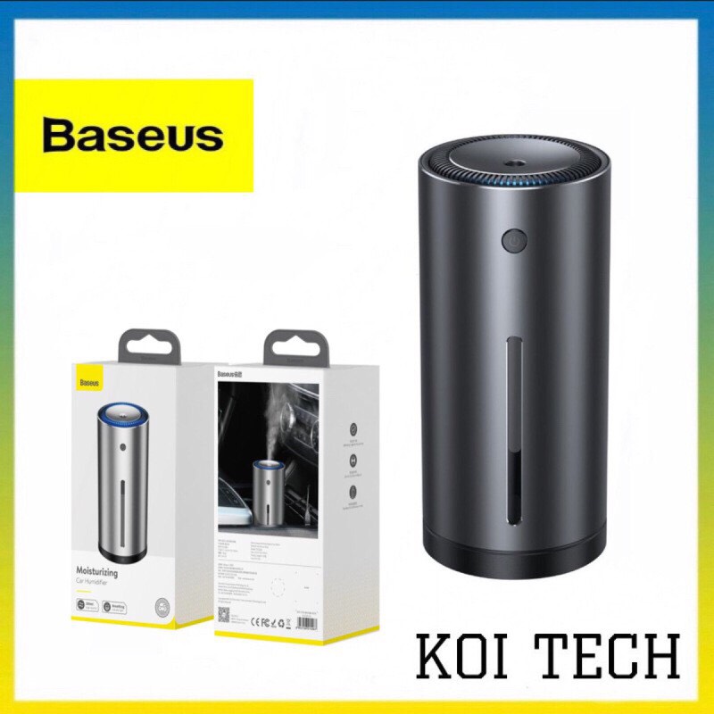 Máy phun sương cao cấp Baseus CRJSQ01 có led tạo độ ẩm  khuếch tán tinh dầu , máy lọc không khí Nano cho văn phòng , xe hơi , nhà ở - KOI TECH