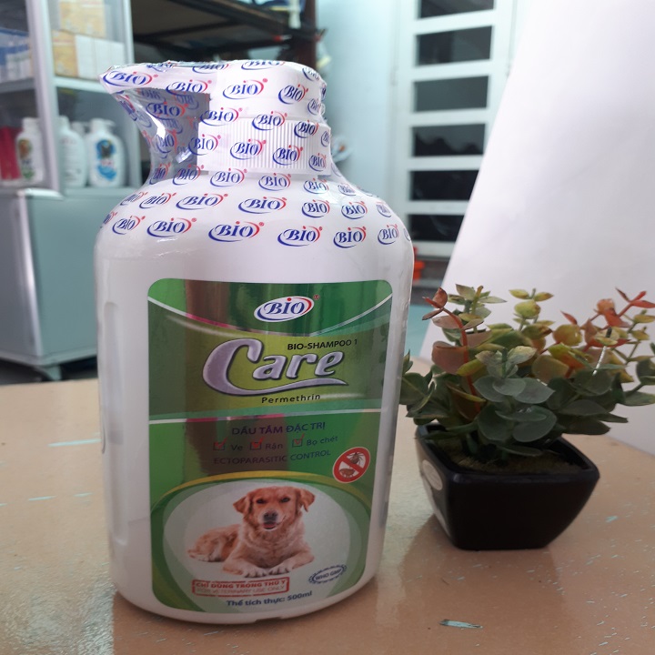 Dầu tắm tri ve rận bọ chét Bio Care 500ml