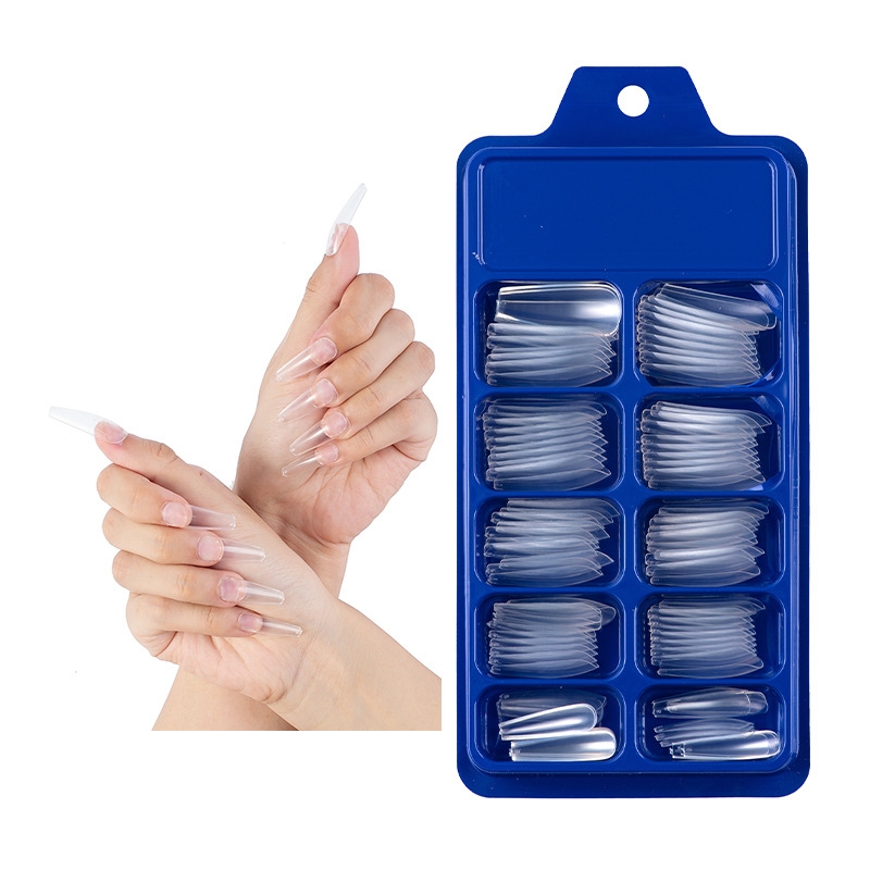 Móng tay giả - Hộp móng úp phom thang 100 chiếc đủ size từ 0 đến 9 trang trí thời trang móng làm nail shop HNnail