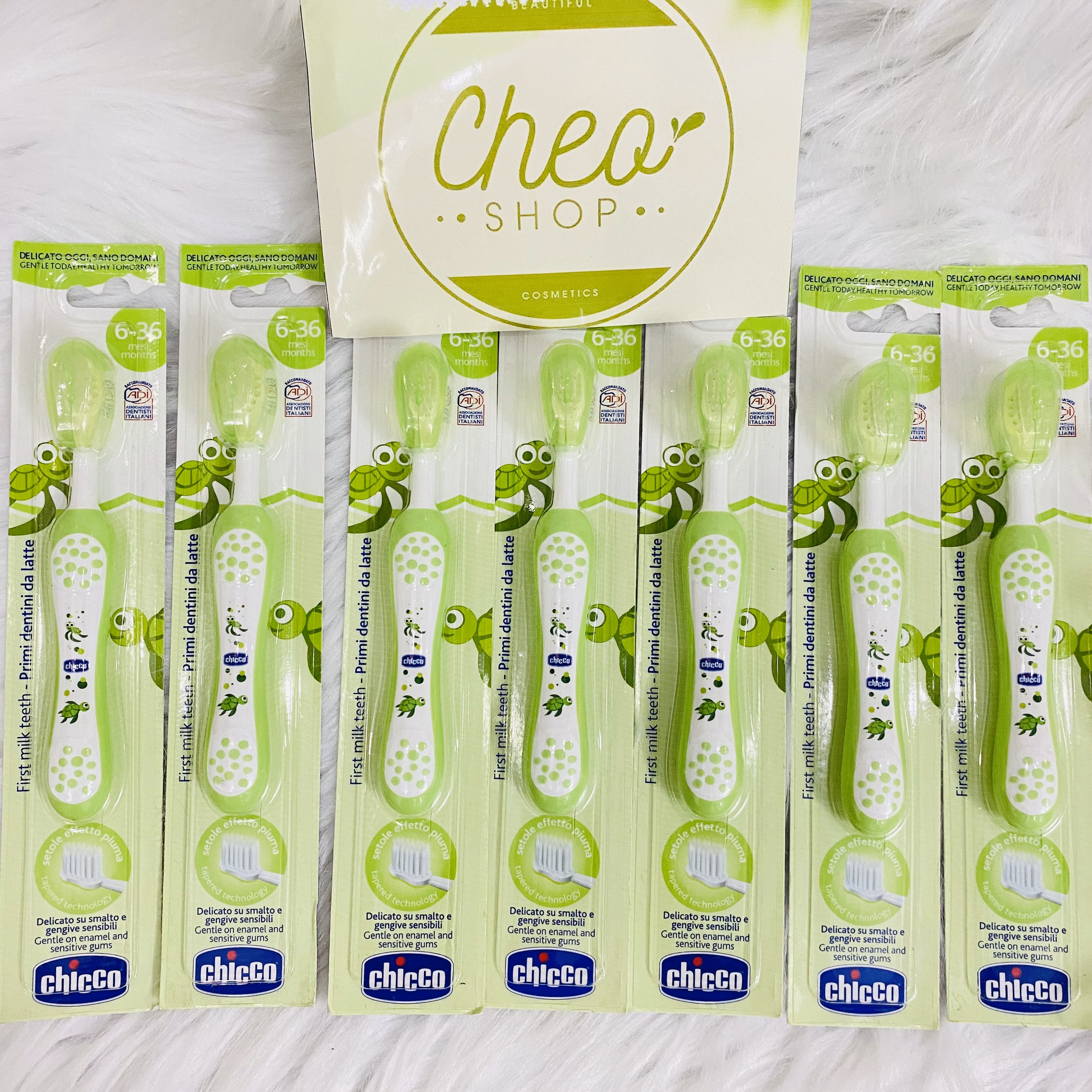 Bàn chải đánh răng cho bé Chicco 6M+