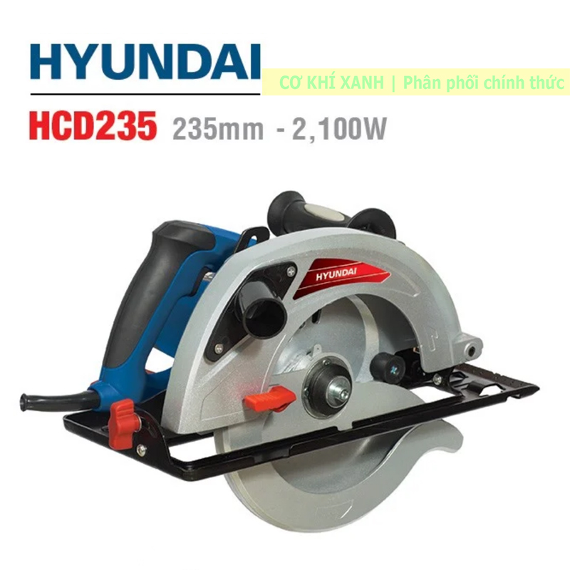 Máy cưa đĩa hyundai hcd235 | công suất 2100w - đường kính lưỡi 235mm