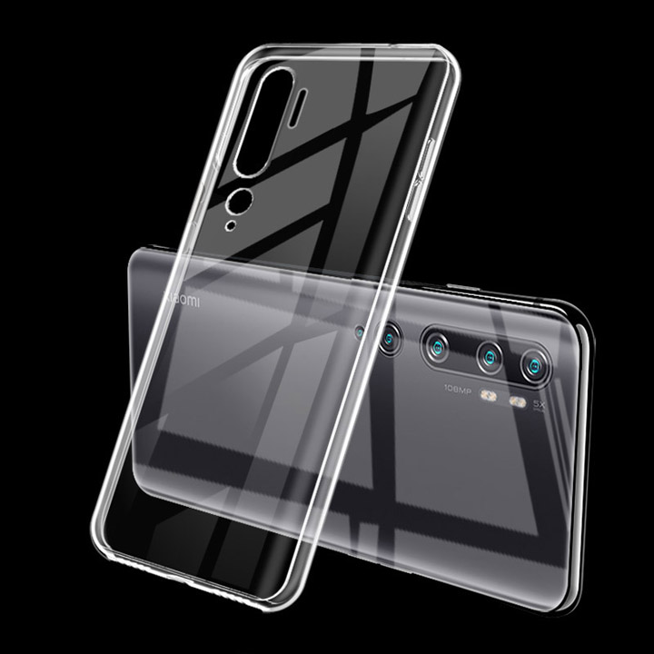 Ốp lưng Xiaomi Mi Note 10, CC9 Pro silicon dẻo trong suốt