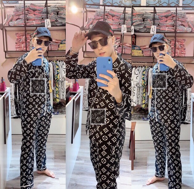 [Dang Thanh Fashion] 💝 ĐẸP XUẤT SẮC 💝 Bộ Đồ Ngủ Dài Tay Chất Kate Bộ Pijama Lụa Dài Tay Phù Hợp Cả Nam Và Nữ 3E