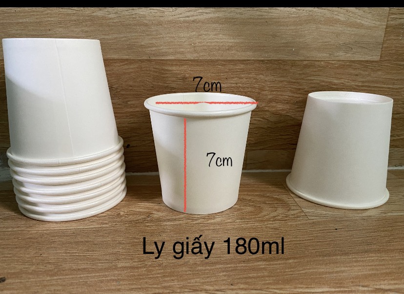 Ly giấy 180ml -