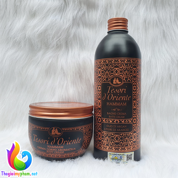 Combo Sữa Tắm Tesori D'oriente 500ml Và Dưỡng Thể Tesori D'oriente Argan 300ml