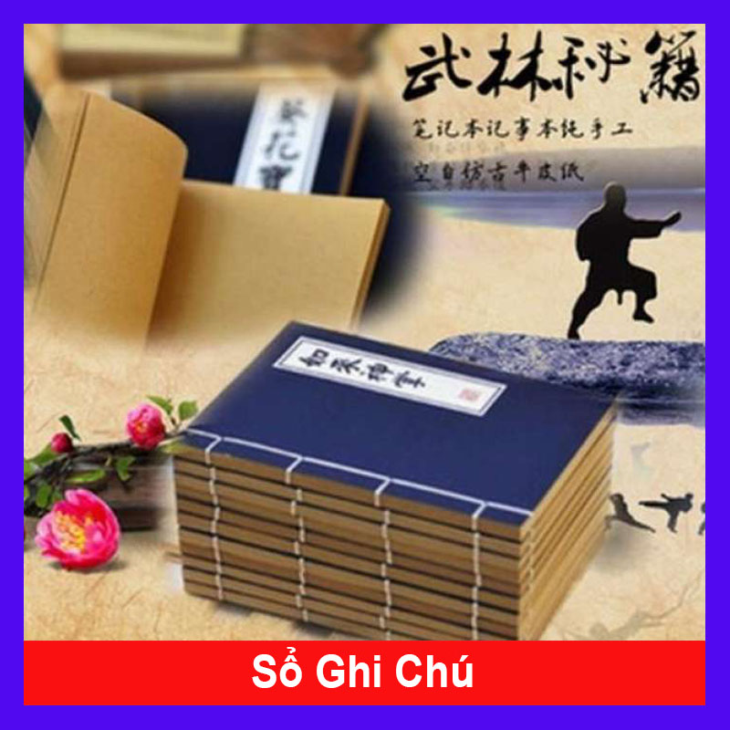 Quyển vở - Sổ tay kiếm hiệp ghi chú bí kíp võ công
