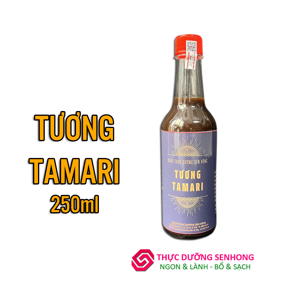 Tương tamari lâu năm (250ml)  Sản xuất năm 2011