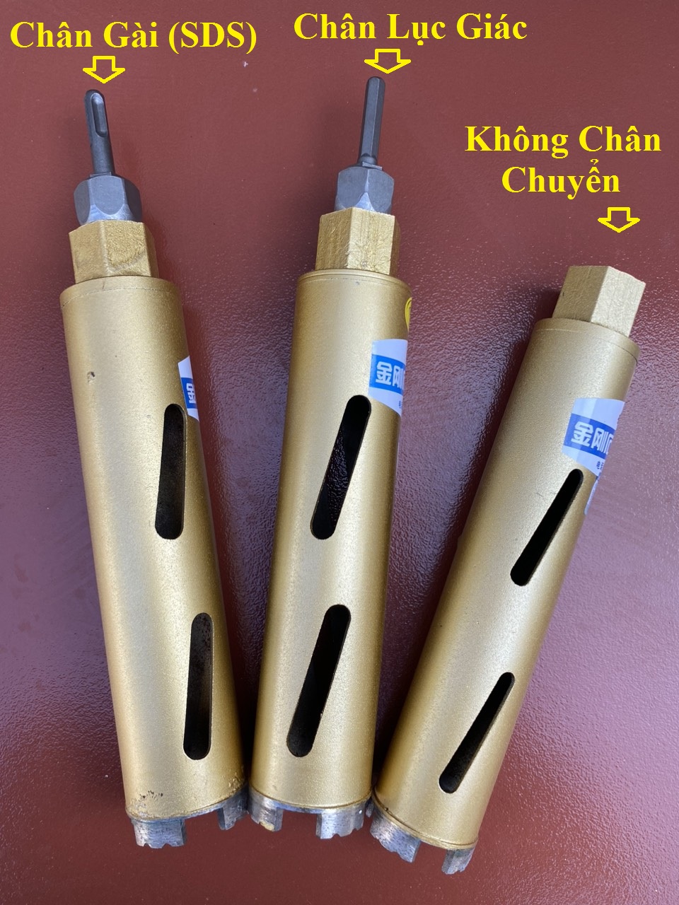 Mũi khoan rút lõi khô cắt cốt thép 25cm phi mm