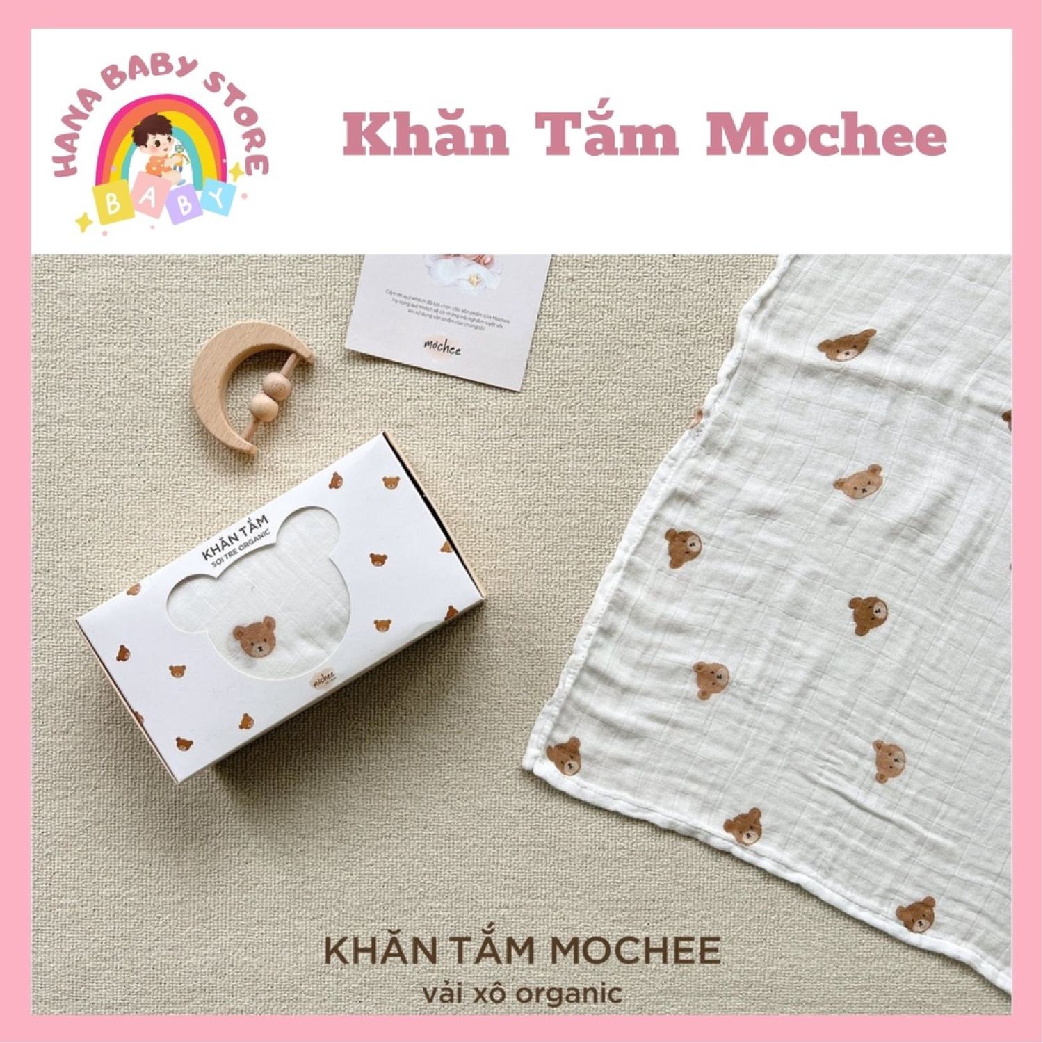 Khăn tắm sợi tre mochee