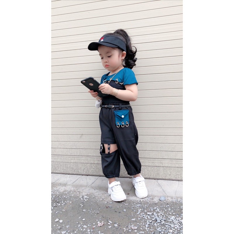 Tóc giả cho bé, ngoặm xoăn ngắn babe,25cm