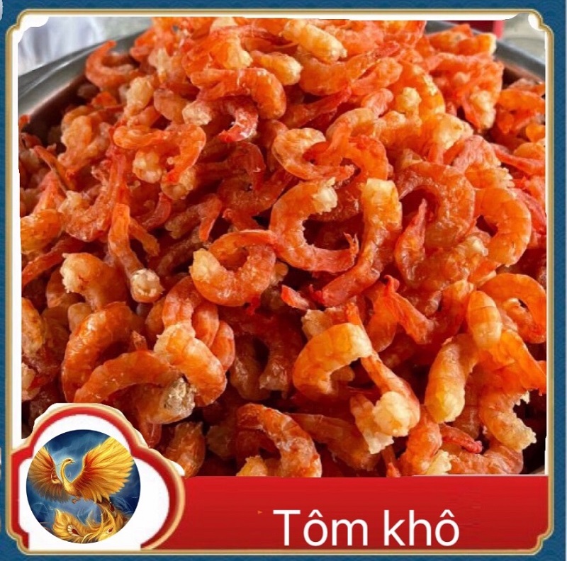 Tôm thẻ khô cà mau to cứng ngọt tự nhiên - vựa khô tyến vy