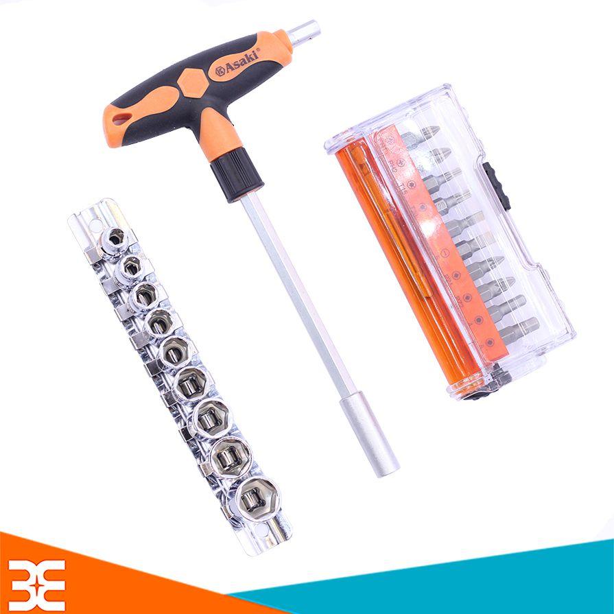 Bộ dụng cụ asaki ak-6357 21psc