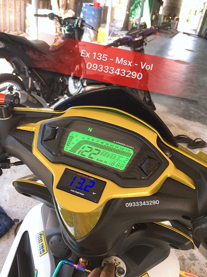 Trọn Bộ Bợ Cổ Ex 135cc Chế Đồng Hồ Msx - Báo Vol