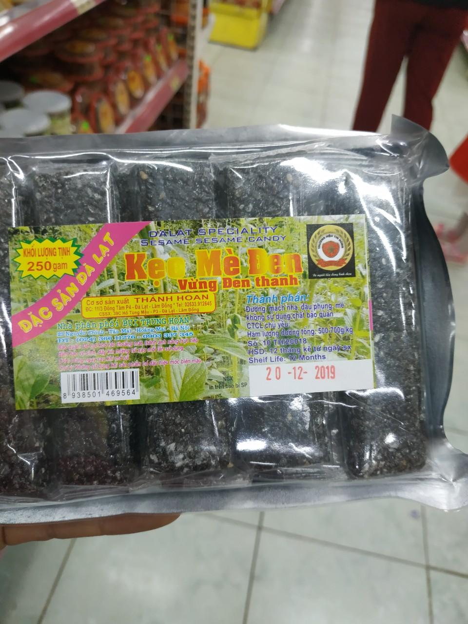 kẹo vòng mè đen 250g