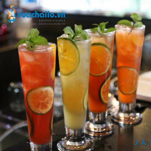 Bộ 6 Ly Cốc Sinh Tố Cao Thái Lan Ocean B16315 - Viva Footed 420ml (6C/Bộ)