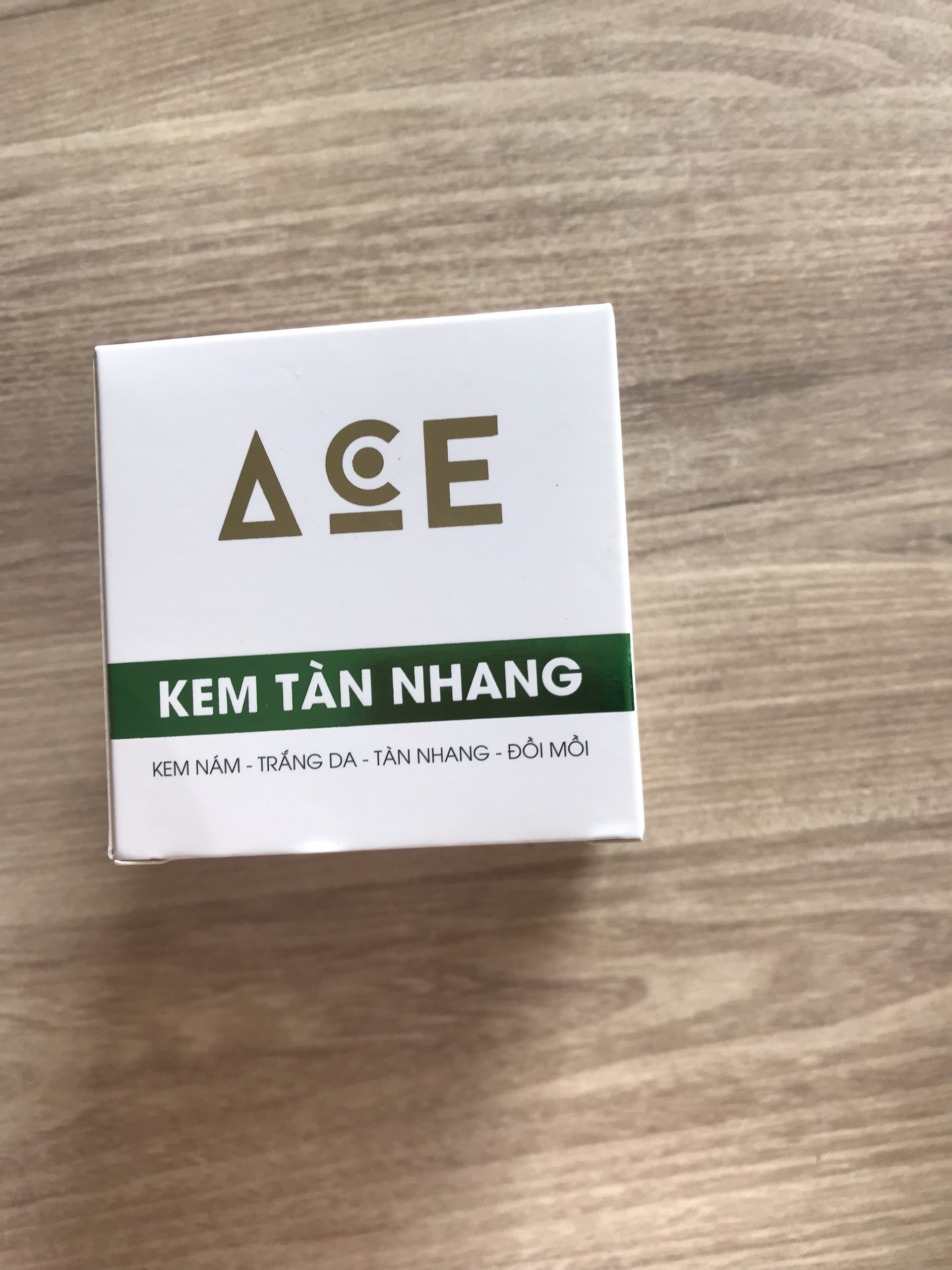 (XẢ HÀNG LOGO CŨ )DATE MỚI Ạ  Kem ACE tàn nhang nám sạm,  trắng da giữ ẩm (12g) -  (MUA 3 HŨ TẶNG 1 HŨ) Mỹ Phẩm Kim Ngân