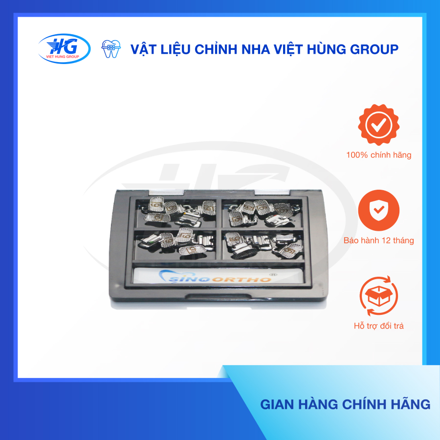 Mắc cài răng 6 sino ortho khí cụ chỉnh nha - việt hùng group