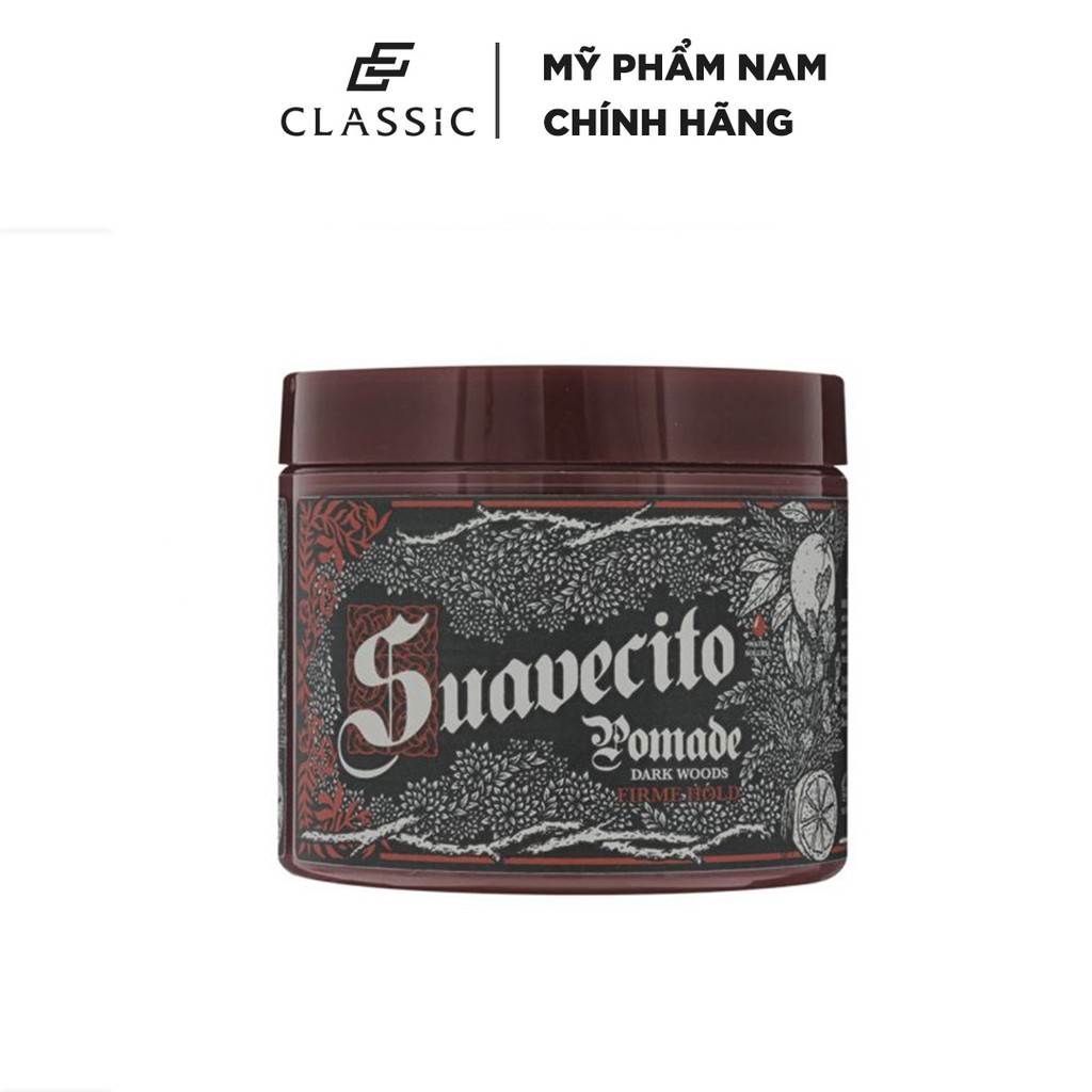 Sáp Vuốt Tóc Suavecito Firme Hold Dark Woods Pomade 113g